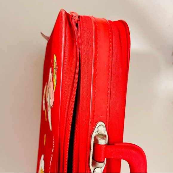 1980's vintage Care Bear Red Luggage READ! - Picture 8 of 16